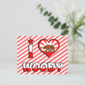 Woody, CA Postkarte (Stehend Vorderseite)