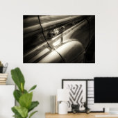 Woody Classic Car Poster Print (Heimbüro)