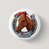 Woody das Pony Button (Vorderseite)