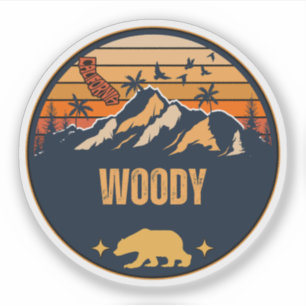 Woody, Kalifornien Aufkleber
