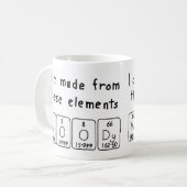 Woody-Periodenname Tasse (Vorderseite Links)