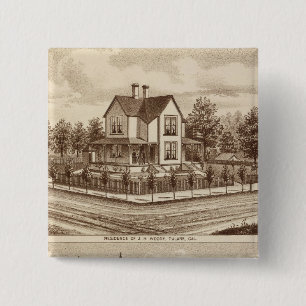 Woody res, Bank of Tulare Button
