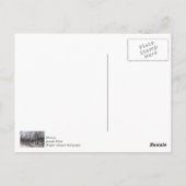 Woody Snow Day Postkarte (Rückseite)