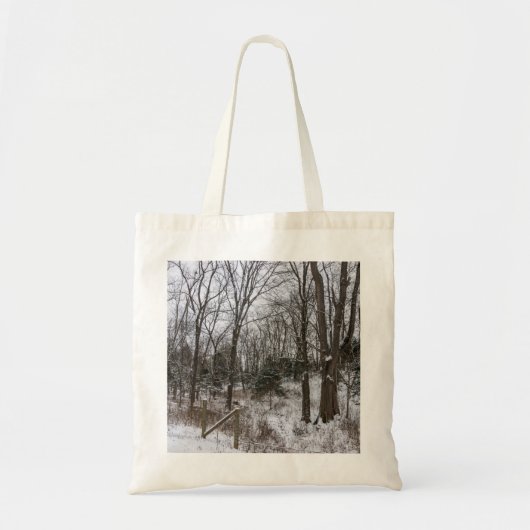 Woody Snow Day Tragetasche (Vorne)