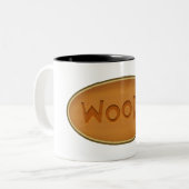 WOODY Two-Tone-KAFFEE-TASSE Zweifarbige Tasse (Vorderseite Links)