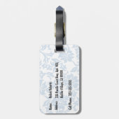 Woody Wave Hawaiian Surf Illustration Gepäckanhänger (Rückseite vertikal)