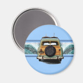 Woody-Wave-Magnete Magnet (Vorderseite/Rückseite)