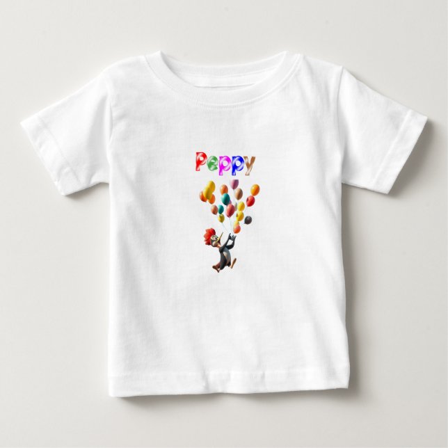 Woody Woodpecker Balloon Bash Baby T - Shirt (Vorderseite)