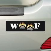 Woof Autoaufkleber (Auf Auto)
