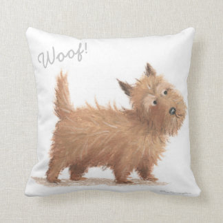 Woof! Cushion - Schottischer Hund / Kain Terrier Kissen