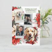 Woof-derful Labrador Retriever Familie Weihnachten (Stehend Vorderseite)