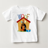 Woof Dog Baby T-shirt (Vorderseite)