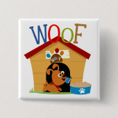 Woof Dog Button (Vorderseite)