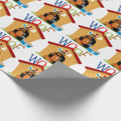 Woof Dog Geschenkpapier (Ecke)
