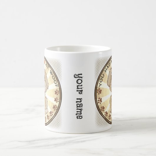 Woof Dog Kaffeetasse (Mittel)