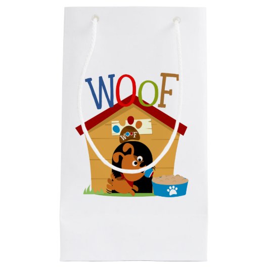 Woof Dog Kleine Geschenktüte (Vorderseite)