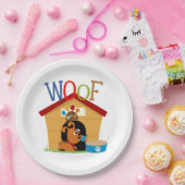 Woof Dog Pappteller (Party)