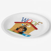 Woof Dog Pappteller (Schrägansicht)