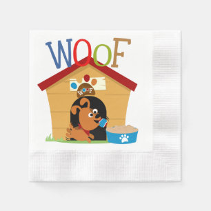 Woof Dog Serviette