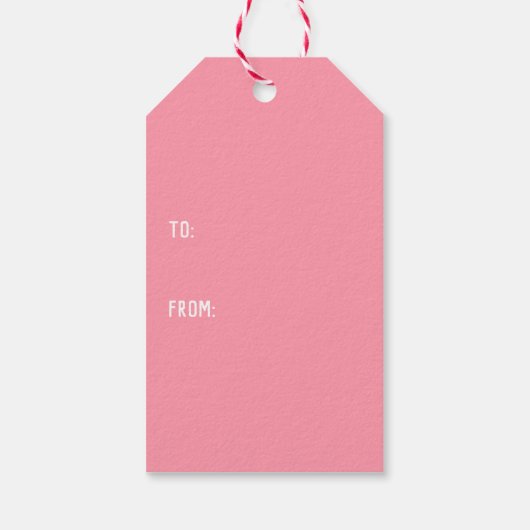 Woof du bist mein Hund Gesicht Muster Geschenkanhänger (Rückseite)