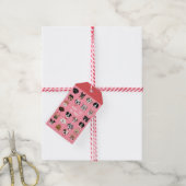 Woof du bist mein Hund Gesicht Muster Geschenkanhänger (Mit Garn)