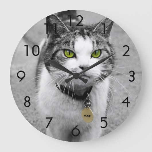 Woof Große Wanduhr (Vorderseite)