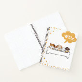 WOOF” Hunde Squad Notizblock (Innenseite)