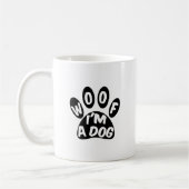 Woof ich ein Hund bin Kaffeetasse (Links)