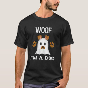 Woof ich ein Hund einfache Haustier Halloween 1 T-Shirt
