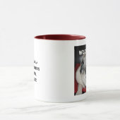 Woof, Mops Ringer Tasse (Zentrum)