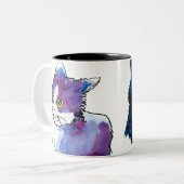 Woof Mug Zweifarbige Tasse (Vorderseite Links)