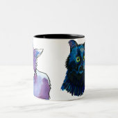 Woof Mug Zweifarbige Tasse (Mittel)