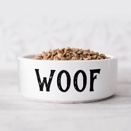 Woof Personalisierte große Hundeschüssel Napf