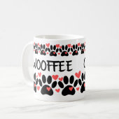 Woof Plus Kaffee Cwooffee Kaffeetasse (Vorderseite Links)