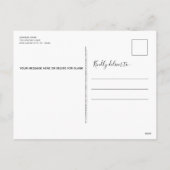 Woof Sie froh Weihnachten Niedlicher Hund Golden R (Rückseite)