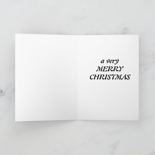 WOOF WOOF BEDEUTET "SEHR FREUNDLICHE CHRISTMAS" KARTE (Innenseite)