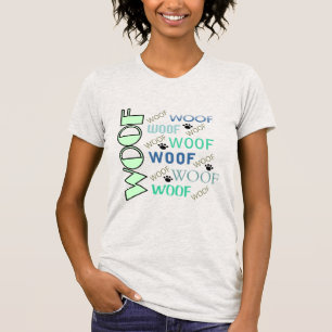 WOOF & WOOF Hunde Liebhaber Damen T-Shirt