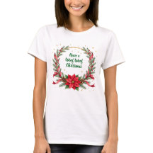 Woof Woof Weihnachts-Shirt - Anpassbarer Text