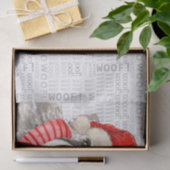 Woof Words Schnauzer Dog Lover Holiday Seidenpapier (Geschenk)