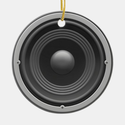 Woofer Keramik Ornament (Vorne)