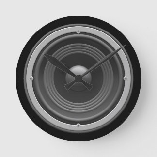 Woofer Runde Wanduhr