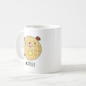 Woofles Funny Doggy Waffle Pub Kaffeetasse (Vorderseite Links)