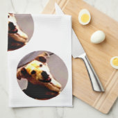 Woofs N' Wags Geschirrtuch (Viertel Falte)