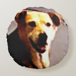 Woofs N' Wags Rundes Kissen