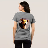 Woofs N' Wags Tri-Blend Shirt (Rückseite voll)