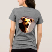 Woofs N' Wags Tri-Blend Shirt (Rückseite)