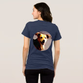 Woofs N' Wags Tri-Blend Shirt (Rückseite voll)