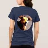Woofs N' Wags Tri-Blend Shirt (Rückseite)