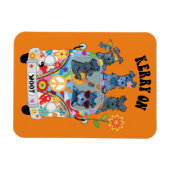 Woofstock Kerry Blue Terrier Magnet (Horizontal)