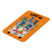 Woofstock Kerry Blue Terrier Magnet (Linke Seite)